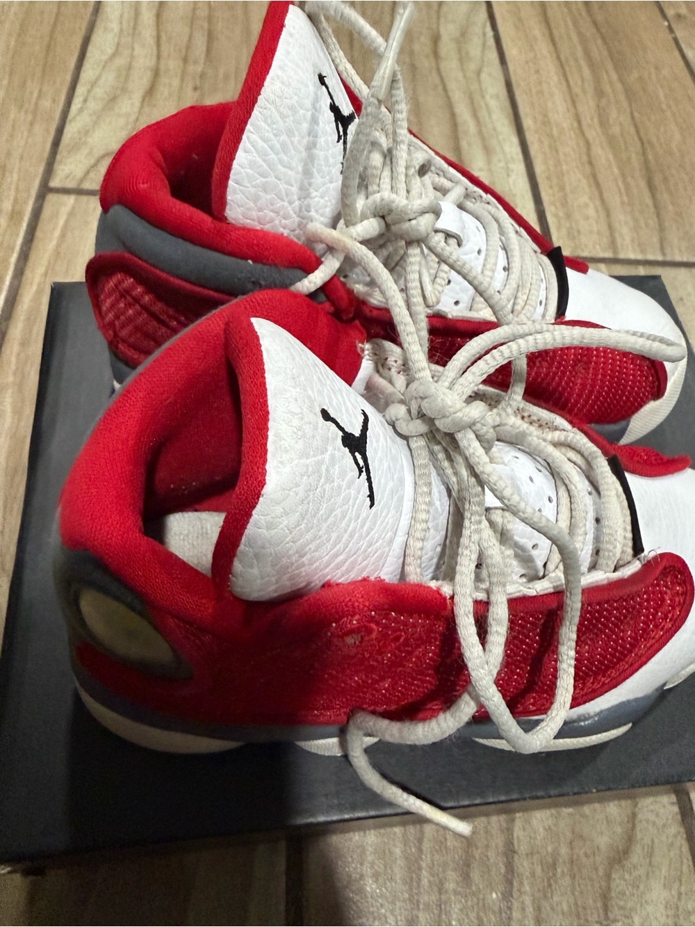 Jordan 13 Retro Gym Red/Black-Flint Gray-White sneakers in US 11C - Picture 12 of 14